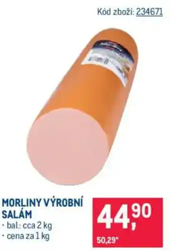 Makro Morliny výrobní salám nabídka