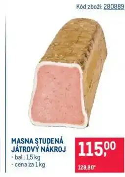 Makro Masna studená játrový nákroj nabídka