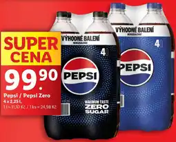 Lidl Pepsi/Pepsi Zero, 4x 2,25 l nabídka