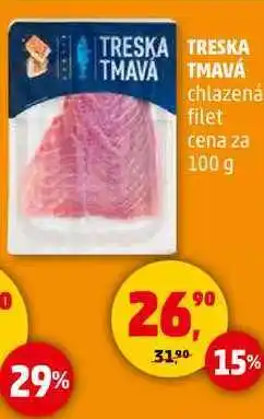 Penny Market TRESKA TMAVA chlazená filet, 100 g nabídka