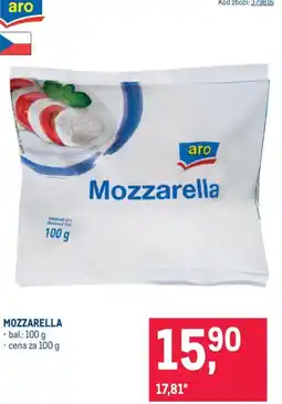 Makro Mozzarella nabídka