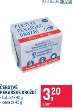 Makro Čerstvé pekařské droždí nabídka