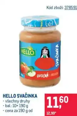 Makro Hello svačinka nabídka