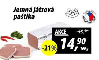 ZEMAN Jemná játrová paštika, 100 g nabídka