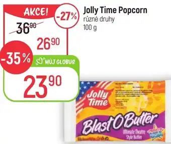 Globus Jolly Time Popcorn nabídka