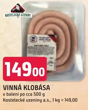 Trefa Vinná klobása nabídka