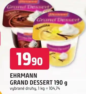 Trefa EHRMANN Grand dessert nabídka