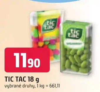 Trefa TIC TAC nabídka