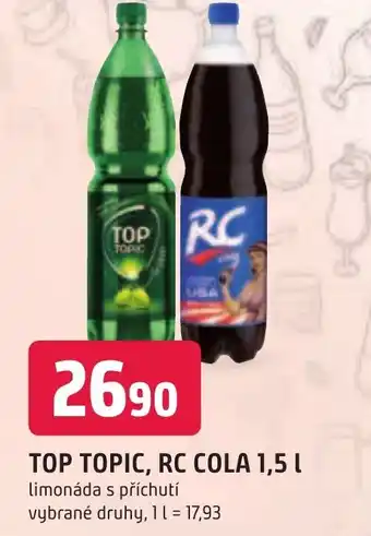 Trefa TOP TOPIC, RC Cola nabídka