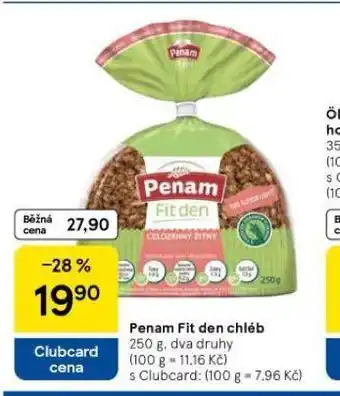 Tesco Penam fit den chléb nabídka