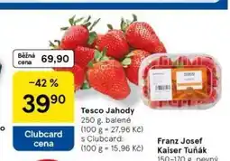Tesco Jahody nabídka