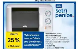 Tesco Mikrovlnná trouba nabídka