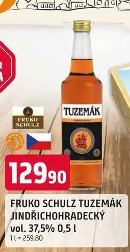 Trefa FRUKO SCHULZ TUZEMÁK JINDŘICHOHRADECKÝ vol. 37,5% 0,5l nabídka