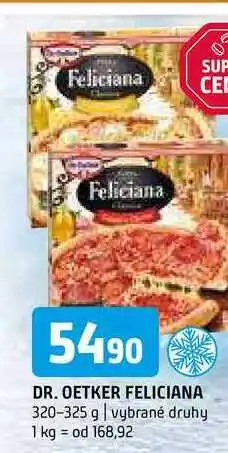 Terno DR. Oetker feliciana 320-325 g vybrané druhy nabídka