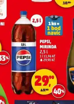 Penny Market Pepsi, mirinda nabídka