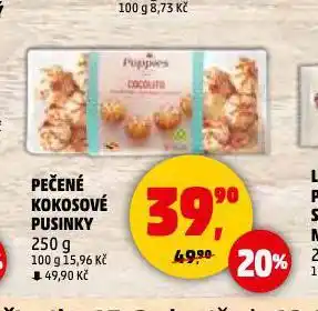 Penny Market Pečené kokosové pusinky nabídka