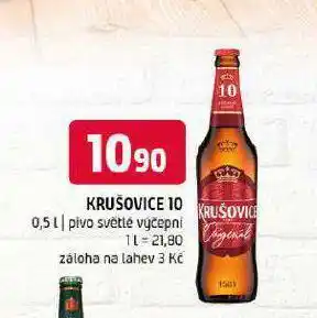 Terno Pivo krušovice 10 nabídka