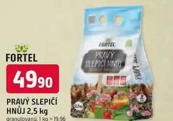 Trefa PRAVÝ SLEPIČÍ HNŮJ 2,5 kg granulovaný nabídka