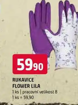 Terno Rukavice flower lila 1 ks pracovní velikost nabídka