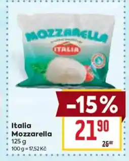 Billa Italia Mozzarella nabídka