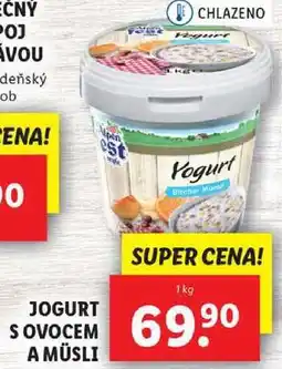 Lidl JOGURT S OVOCEM A MÜSLI, 1 kg nabídka