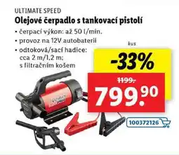 Lidl Olejové čerpadlo s tankovací pistolí nabídka