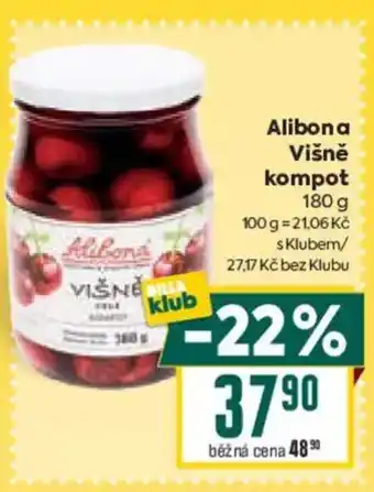 Billa Alibona Višně kompot nabídka