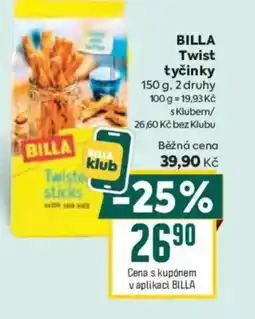 Billa BILLA Twist tyčinky nabídka