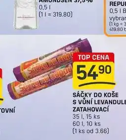 Flop SÁČKY DO KOŠE S VŮNÍ LEVANDULE ZATAHOVACÍ 35 I, 15 ks nabídka