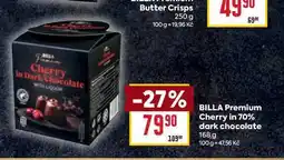 Billa BILLA Premium Cherry in 70% dark chocolate 168 g nabídka