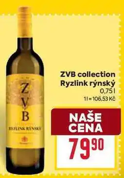 Billa ZVB collection Ryzlink rýnský 0,75l nabídka