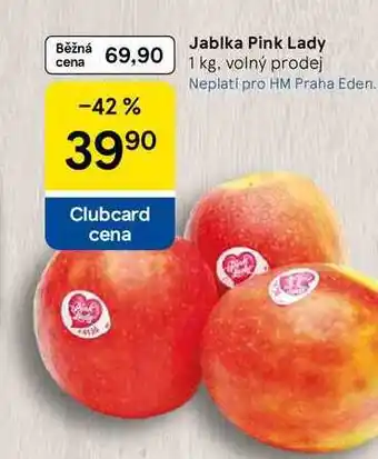 Tesco Jablka Pink Lady, 1 kg, volný prodej nabídka