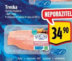 Albert Treska skvrnitá Haddock 100 g nabídka