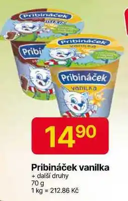 Hruška Pribináček 70g, vybrané druhy nabídka