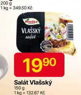 Hruška Salát vlašský 150 g nabídka