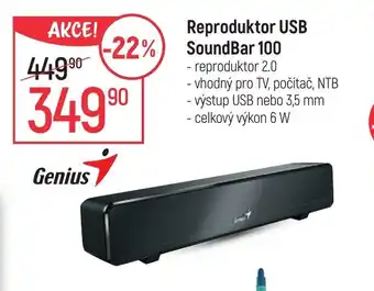 Globus Reproduktor USB SoundBar 100 nabídka