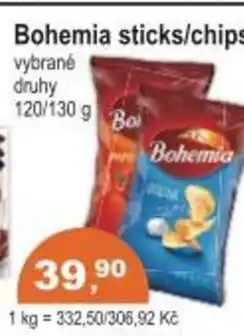 Coop Bohemia sticks/chips nabídka