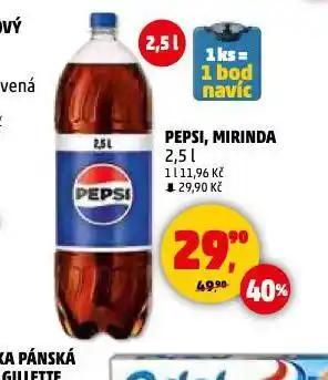 Penny Market Pepsi, mirinda nabídka