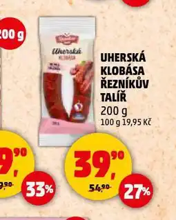 Penny Market Uherská klobása nabídka