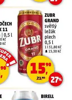 Penny Market Pivo zubr grand nabídka