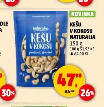 Penny Market Kešu v kokosu naturalia nabídka