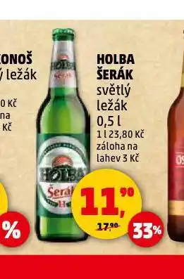 Penny Market Pivo holba šerák nabídka