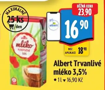 Albert Albert Trvanlivé mléko 3,5% nabídka