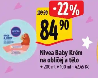 Albert Nivea Baby Krém na obličej a tělo nabídka