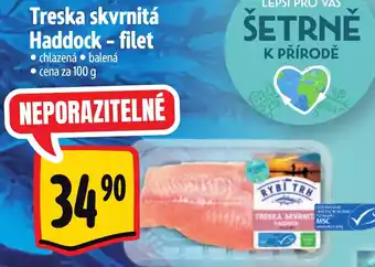 Albert Treska skvrnitá Haddock - filet nabídka