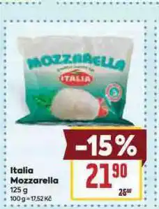 Billa Mozzarella nabídka