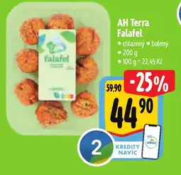 Albert AH Terra Falafel nabídka