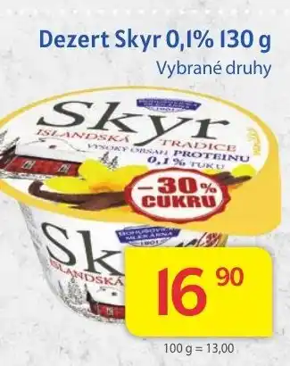 Kubík potraviny Dezert Skyr 0,1% nabídka