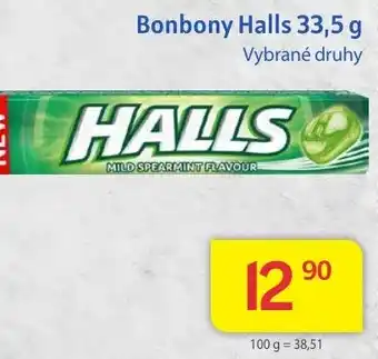 Kubík potraviny Bonbony Halls nabídka