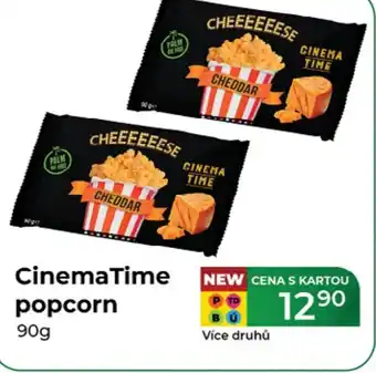 Tamda Foods CinemaTime popcorn nabídka